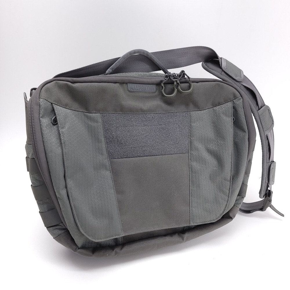 Maxpedition AGR Tactical Skyvale EDC Messenger Ripstop Military‎ Laptop Bag Gray